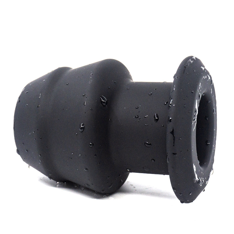 Quality Silicone Analvaginal Speculum Adult Intimate Toys For Couples Douche Enema Hollow Plug - 8
