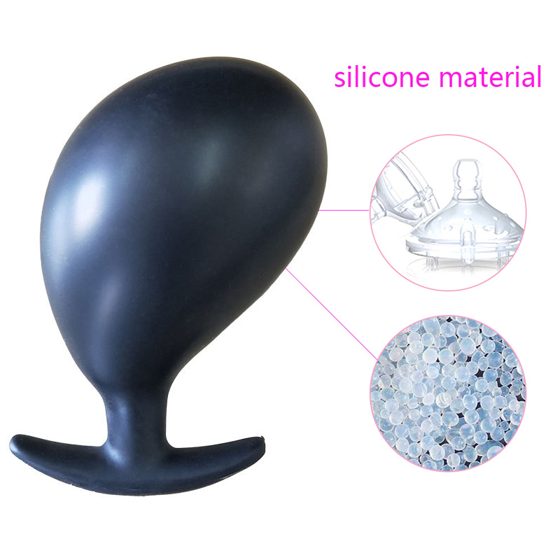 Medicalgrade Silicone Inflatable Anal Plug Waterproof Bodysafe Unisex Sex Toy For Beginners - 3