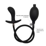 Silicone Expand Inflatable Anal Plug Body-safe Medical Waterproof Butt Sex Toy For Male Female And Beginners - 3