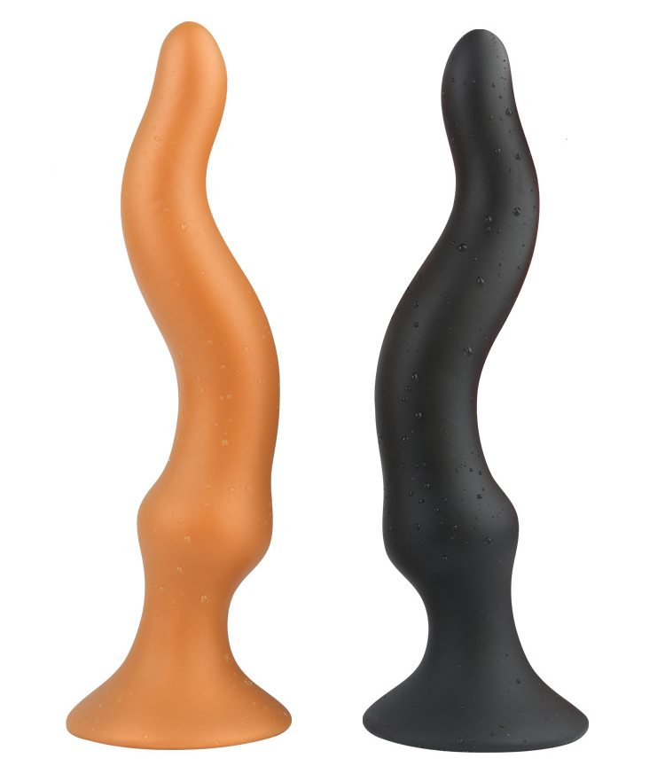 Anchor Gold Silicone Butt Plug Long Depth Anal Dildo Sex Toy For Men And Women - 10