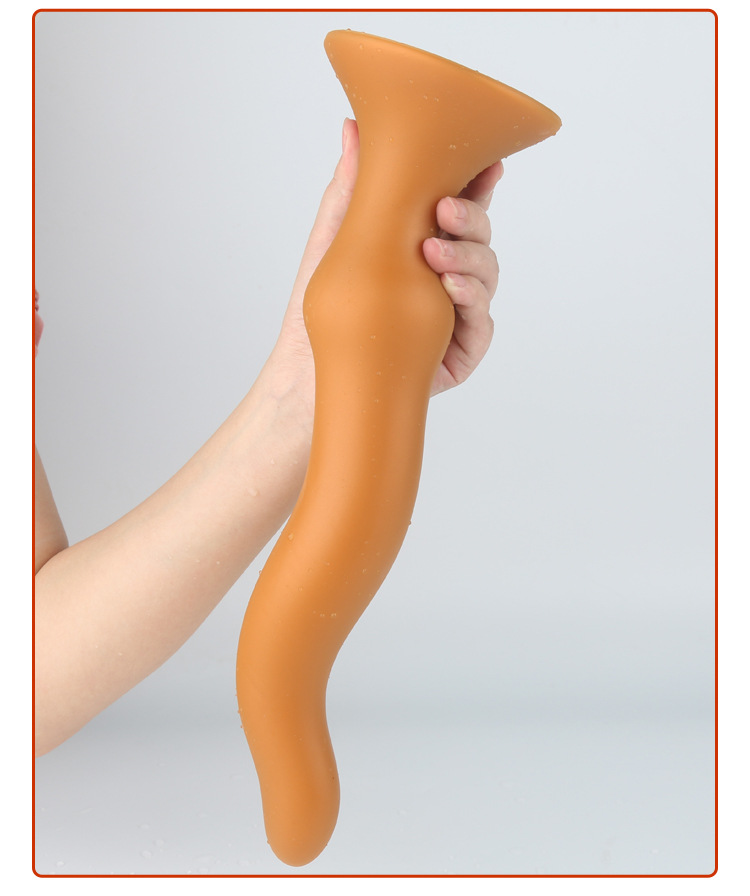 Anchor Gold Silicone Butt Plug Long Depth Anal Dildo Sex Toy For Men And Women - 9