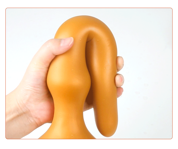 Anchor Gold Silicone Butt Plug Long Depth Anal Dildo Sex Toy For Men And Women - 1