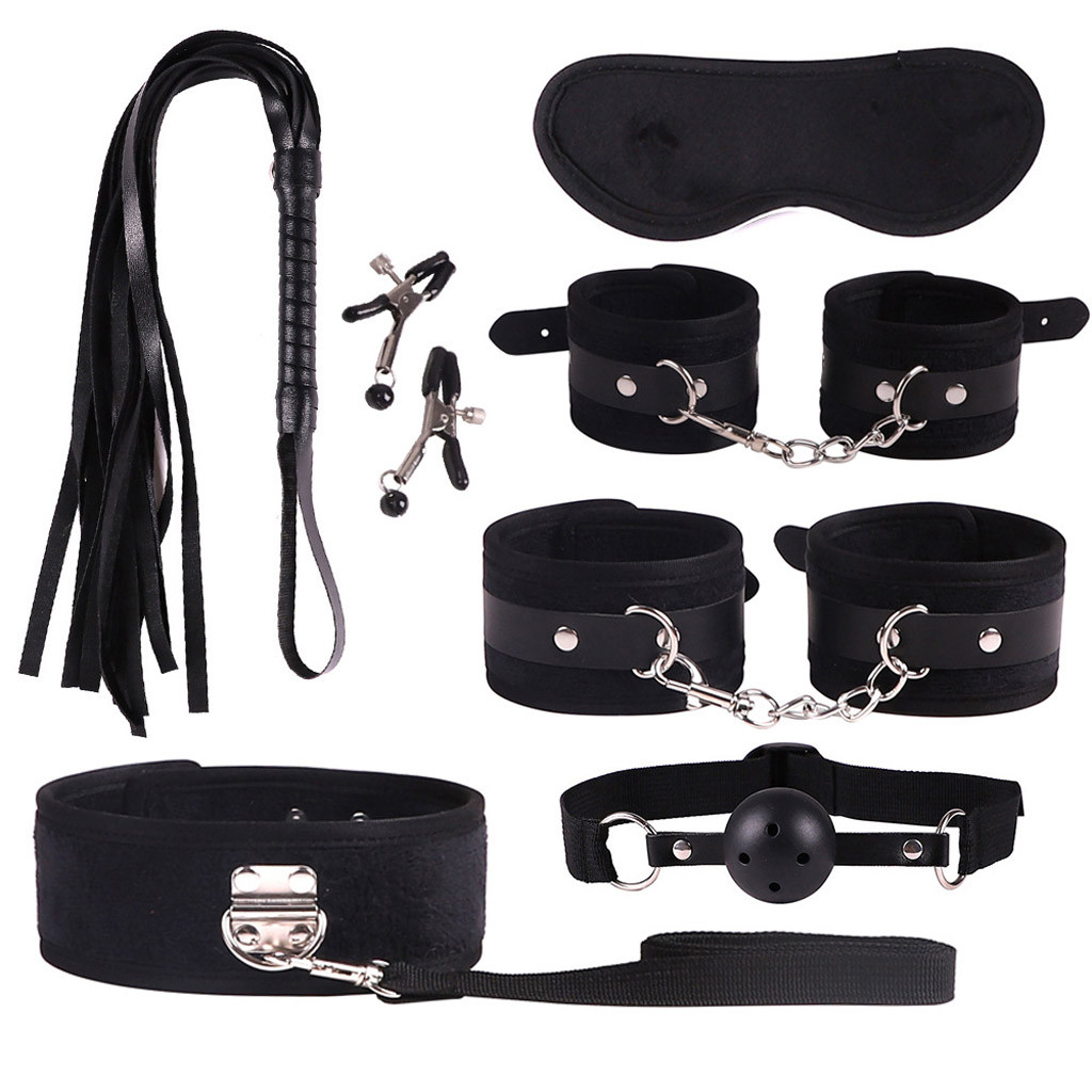 21pcs Adult Couples Sex Toy Kit Vibrator Dildo Anal Plug Massager Erotic Restraints - 12