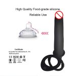 Double Penetration Vibrators Penis Strapon Dildo Vibrator Sex Toys For Women Man Strap On Anal Plug Adult Massager - 5