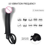 Double Penetration Vibrators Penis Strapon Dildo Vibrator Sex Toys For Women Man Strap On Anal Plug Adult Massager - 4