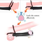 Double Penetration Vibrators Penis Strapon Dildo Vibrator Sex Toys For Women Man Strap On Anal Plug Adult Massager - 2
