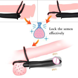 Double Penetration Vibrators Penis Strapon Dildo Vibrator Sex Toys For Women Man Strap On Anal Plug Adult Massager - 2