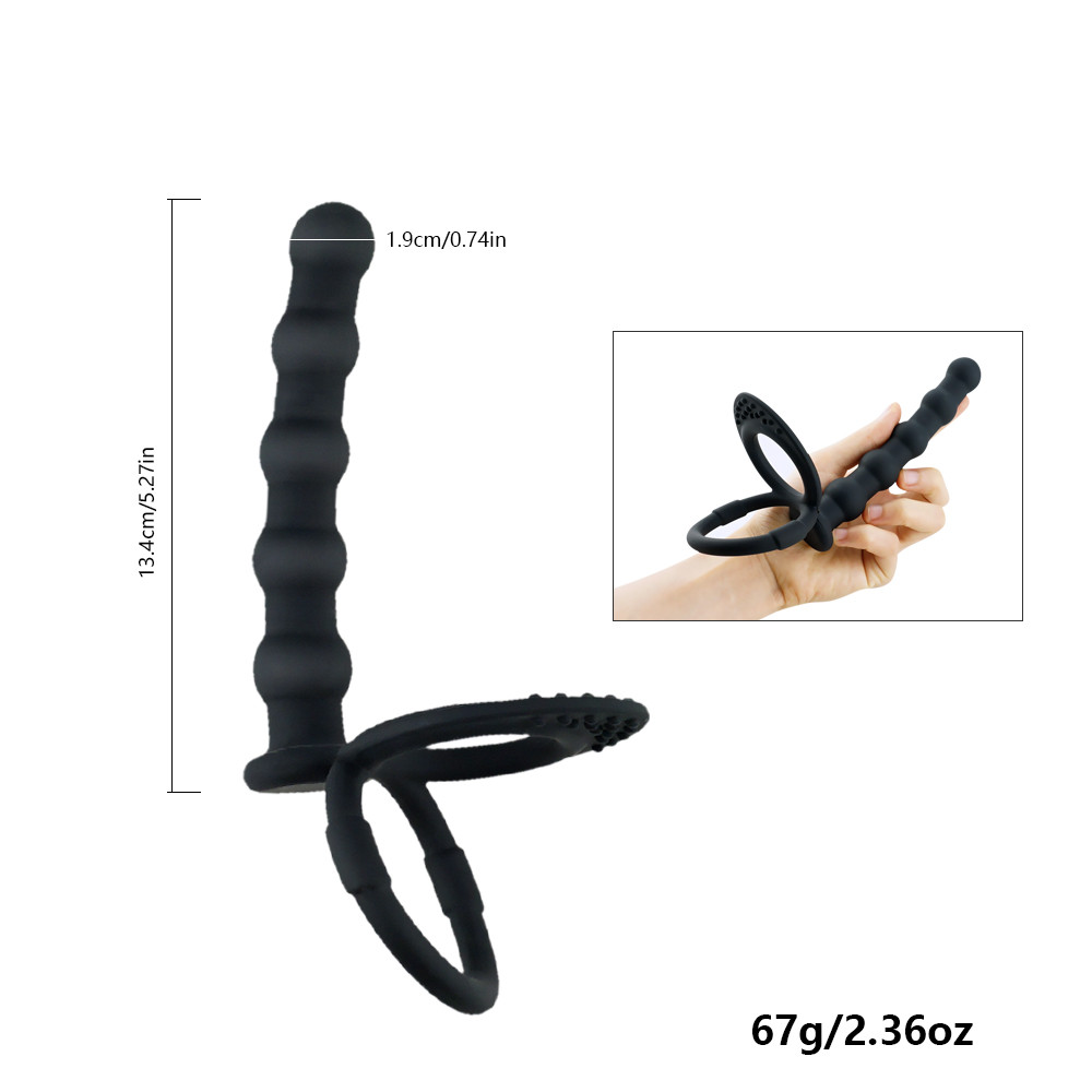 Dual Function Vibrating Strapon Dildo With Anal Plug Adult Pleasure Toy For Men And Women - 15