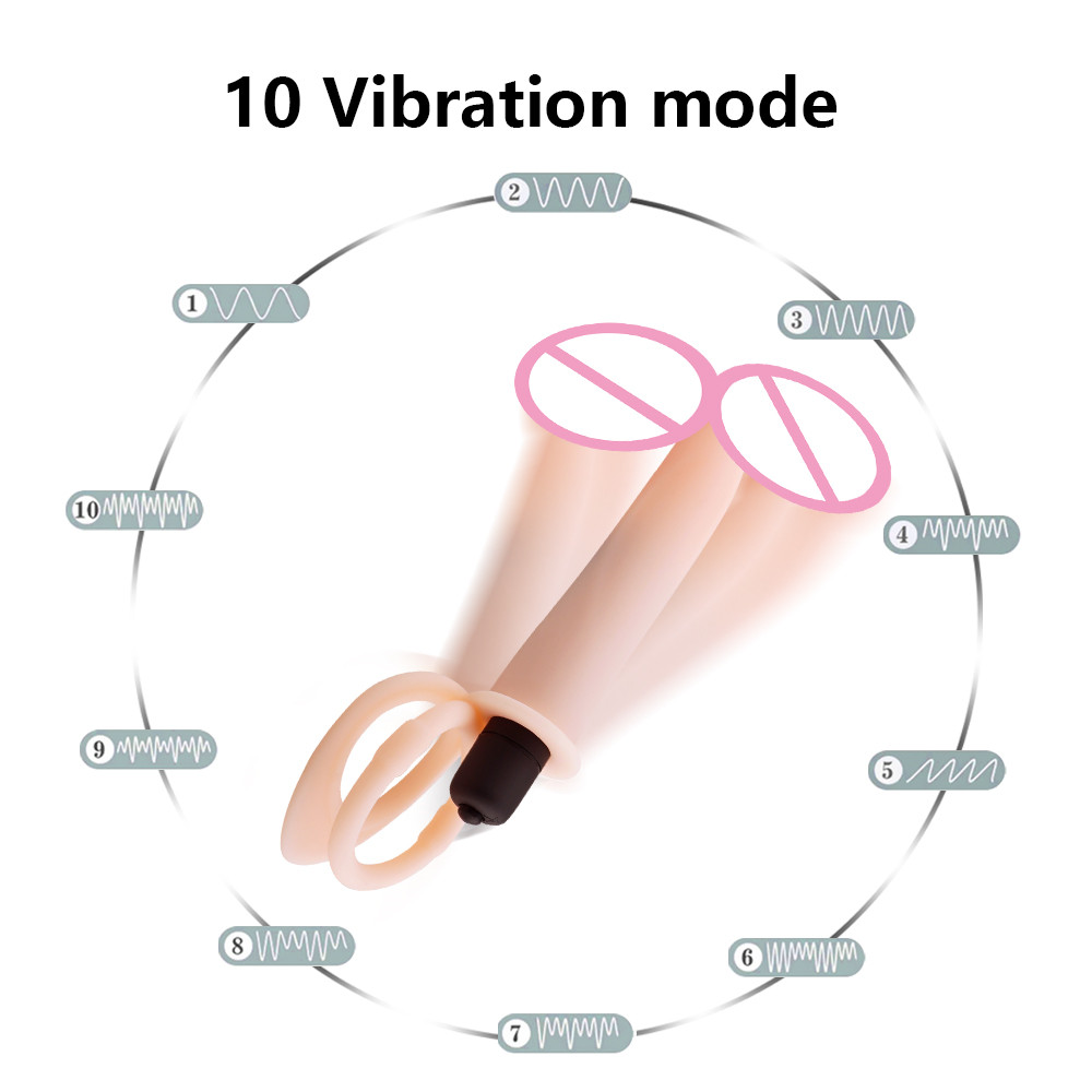 Dual Function Vibrating Strapon Dildo With Anal Plug Adult Pleasure Toy For Men And Women - 8