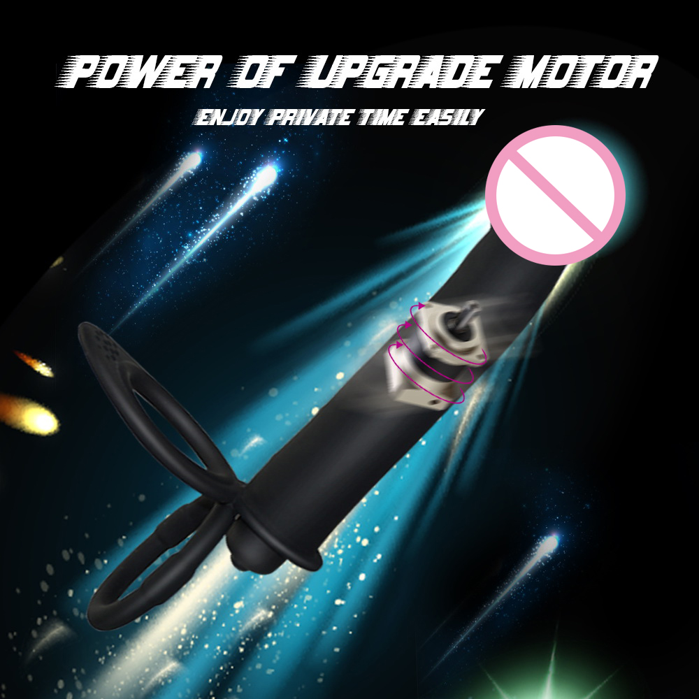 Dual Function Vibrating Strapon Dildo With Anal Plug Adult Pleasure Toy For Men And Women - 7