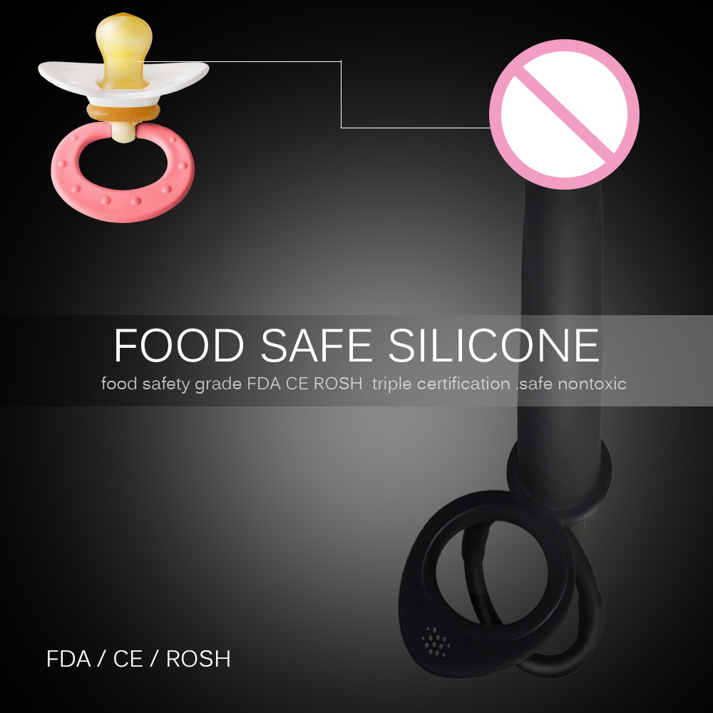 Dual Function Vibrating Strapon Dildo With Anal Plug Adult Pleasure Toy For Men And Women - 4