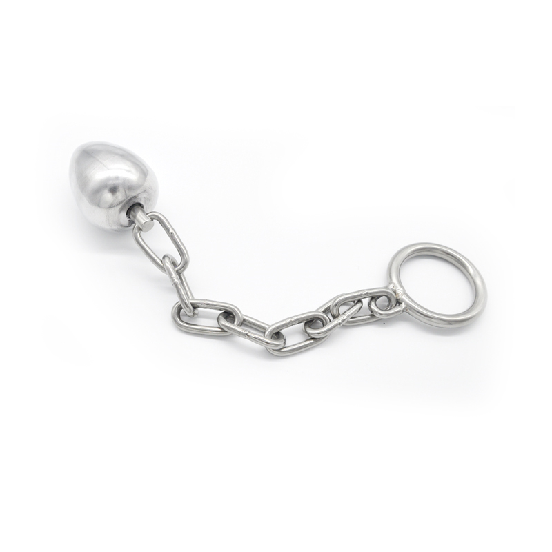 Stainless Steel Anal Plug With Attached Cock Ring Penis Chastity Device Virginity Belt For Adult Erotic Games And Bdsm Play Safe Sex Toy - 3