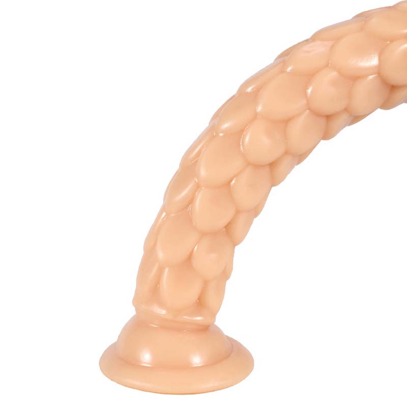 Ultrarealistic Dragon Scale Dildo Long Soft Bodysafe Suction Base Anal Vaginal Sex Toy For Women Men Gay Masturbator With Lifelike Detailing - 6