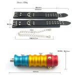 Metal Anal Lock Handcuff Female Chastity Dildo Butt Plug Adult Sex Toys For Women Couples Bondage Accessory Game Anus - 6