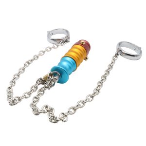 Metal Anal Lock Handcuff Female Chastity Dildo Butt Plug Adult Sex Toys For Women Couples Bondage Accessory Game Anus - 3