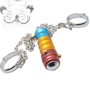 Metal Anal Lock Handcuff Female Chastity Dildo Butt Plug Adult Sex Toys For Women Couples Bondage Accessory Game Anus