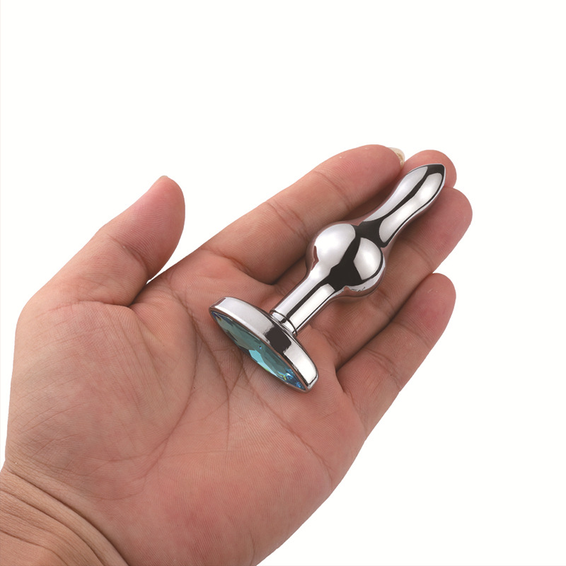 Stainless Steel Anal Pleasure Beads 7 Sizes Gspot Stimulation Adult Intimate Toy With Drill Detail - 50