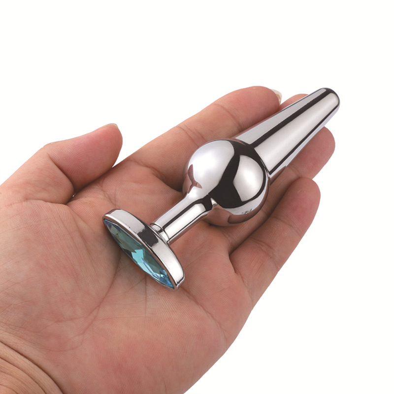 Stainless Steel Anal Pleasure Beads 7 Sizes Gspot Stimulation Adult Intimate Toy With Drill Detail - 47
