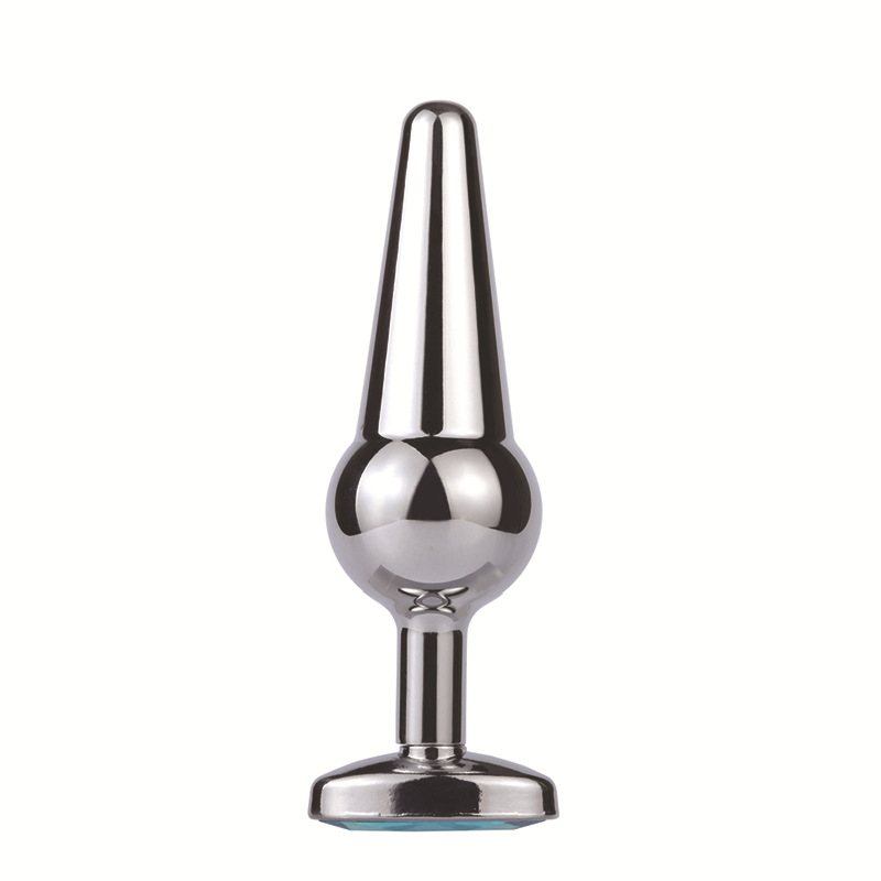 Stainless Steel Anal Pleasure Beads 7 Sizes Gspot Stimulation Adult Intimate Toy With Drill Detail - 42