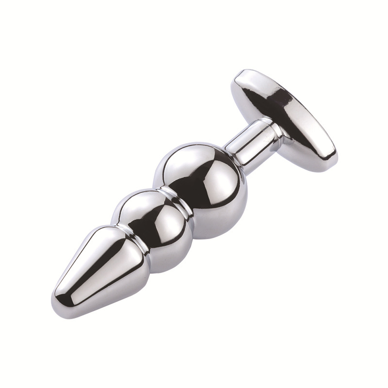 Stainless Steel Anal Pleasure Beads 7 Sizes Gspot Stimulation Adult Intimate Toy With Drill Detail - 39