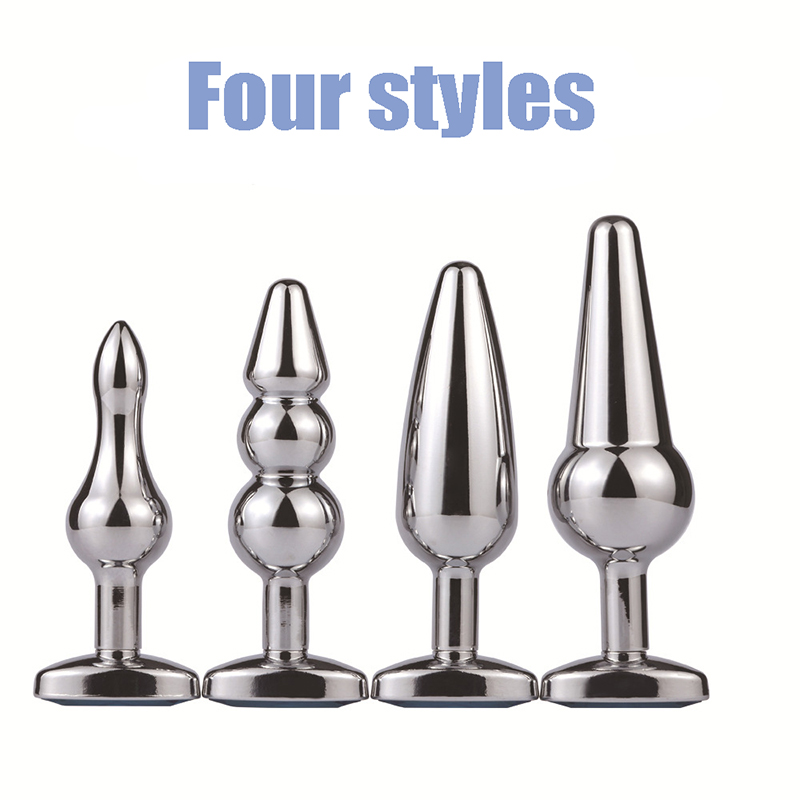 Stainless Steel Anal Pleasure Beads 7 Sizes Gspot Stimulation Adult Intimate Toy With Drill Detail - 32