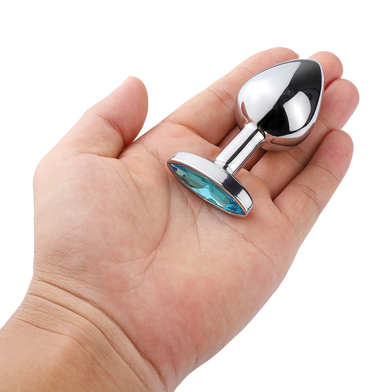 Stainless Steel Anal Pleasure Beads 7 Sizes Gspot Stimulation Adult Intimate Toy With Drill Detail - 25
