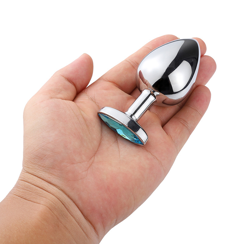 Stainless Steel Anal Pleasure Beads 7 Sizes Gspot Stimulation Adult Intimate Toy With Drill Detail - 24