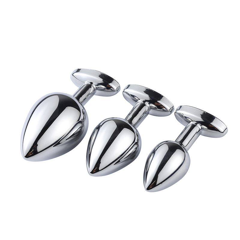 Stainless Steel Anal Pleasure Beads 7 Sizes Gspot Stimulation Adult Intimate Toy With Drill Detail - 22