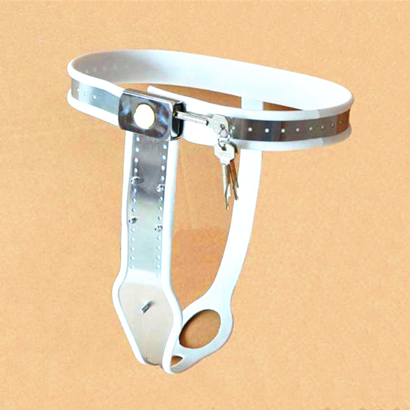 Stainless Steel Female Chastity Belt Virginity Protection Anal Plug Lock Adult Roleplay Toy G7536 - 1
