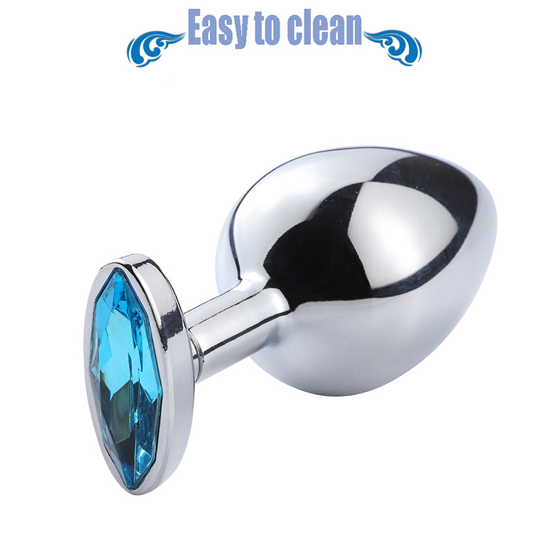Stainless Steel Anal Pleasure Beads 7 Sizes Gspot Stimulation Adult Intimate Toy With Drill Detail - 7
