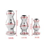 Metal Hollow Anal Plug Butt Douche Enema Syringe Sex Toys For Woman Men Gay - 6