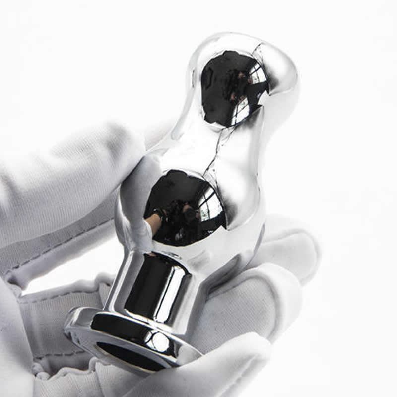 Stainless Steel Hollow Anal Plug Enema Syringe Unisex Adult Sex Toy For Men Women Gay - 7