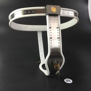 Stainless Steel Female Pants Chastity Belt With Anal Plug Lock Virginity Adult Game Sex Toys For Women G7-5-36