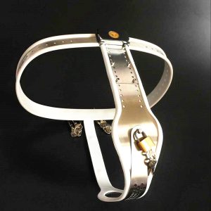 Stainless Steel Female Pants Chastity Belt With Anal Plug Lock Virginity Adult Game Sex Toys For Women G7-5-36 - 2