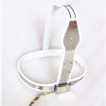 Stainless Steel Female Pants Chastity Belt With Anal Plug Lock Virginity Adult Game Sex Toys For Women G7-5-36 - 5