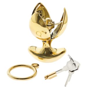 Heavy Anus Beads Stainless Steel Anal Plug With Lock Expanding Ass Butt Big Buttplug Trainer