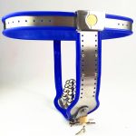 Chastity Devices Stainless Steel Belt With Anal Plug Lock Pants For Female G7-5-35 - 2