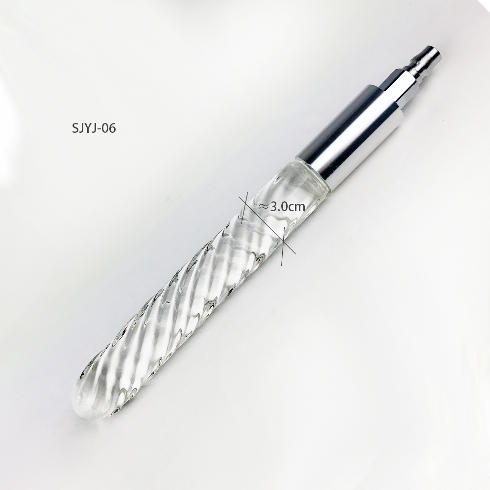 Crystal Glass Dildo Attachment For Sex Machine Unisex Anal Love Toy For Men And Women - 11