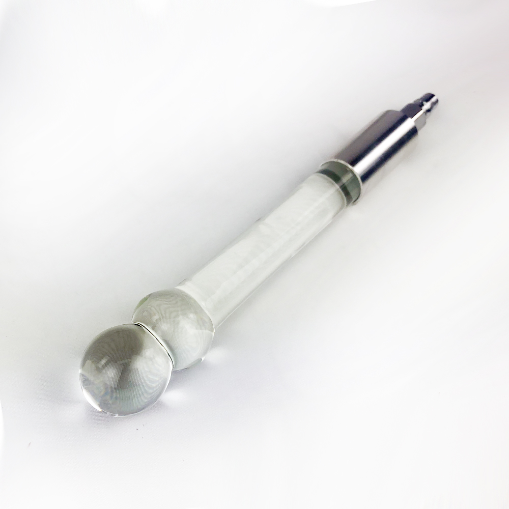 Crystal Glass Dildo Attachment For Sex Machine Unisex Anal Love Toy For Men And Women - 2