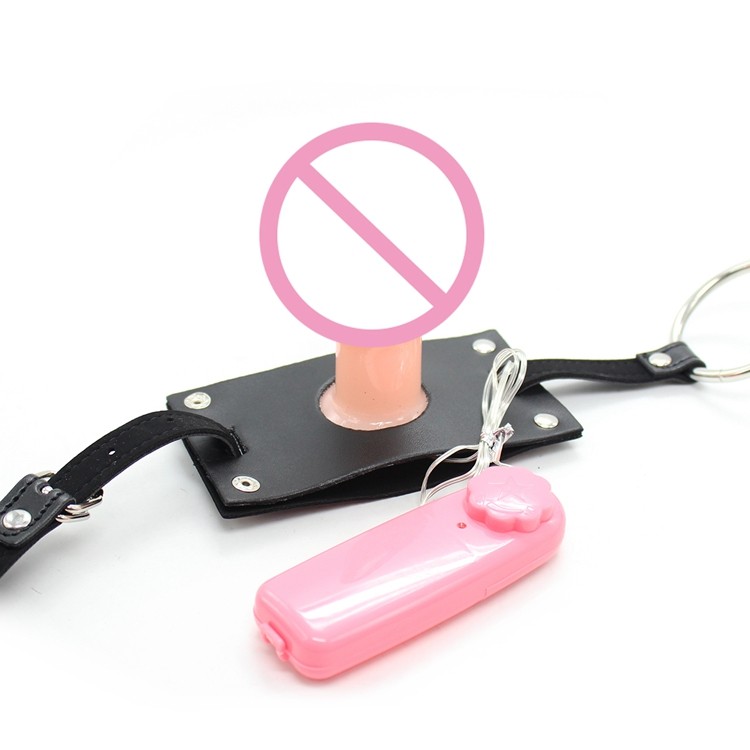 Vibrating Anal Plug And Chastity Belt Bondage Dildo Toys For Lesbian Women Black Vpcb012014a - 3