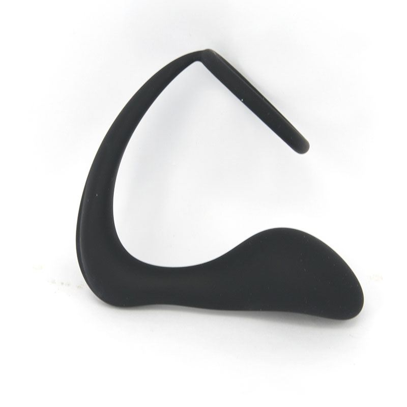 Silicone Penis Ring With Prostate Massager Extended Ejaculation Sex Toy Anal Plug For Men Gay Erotica Accessory - 2