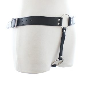 Black Lesbian Chastity Belt Bondage Dildo Toys With Vibrating Anal Plug For Women Sexual Entertainment Vp-cb012014a - 2
