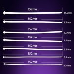 Silicone Urethral Sounds Mushroom Head 35cm Super Long Chastity Dilators Penis Plug Stretching - 2