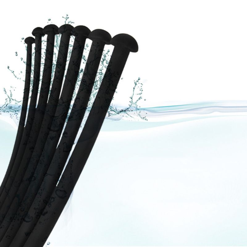 Ultralong 35cm Silicone Urethral Sounds Mushroom Head Chastity Dilators Penis Plug Stretching Tool - 7