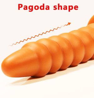Anal Plug Soft Silicone Big Dildo Butt Large Anus Backyard Beads Ball Prostate Massage Sex Toys For Women Masturbation - 2