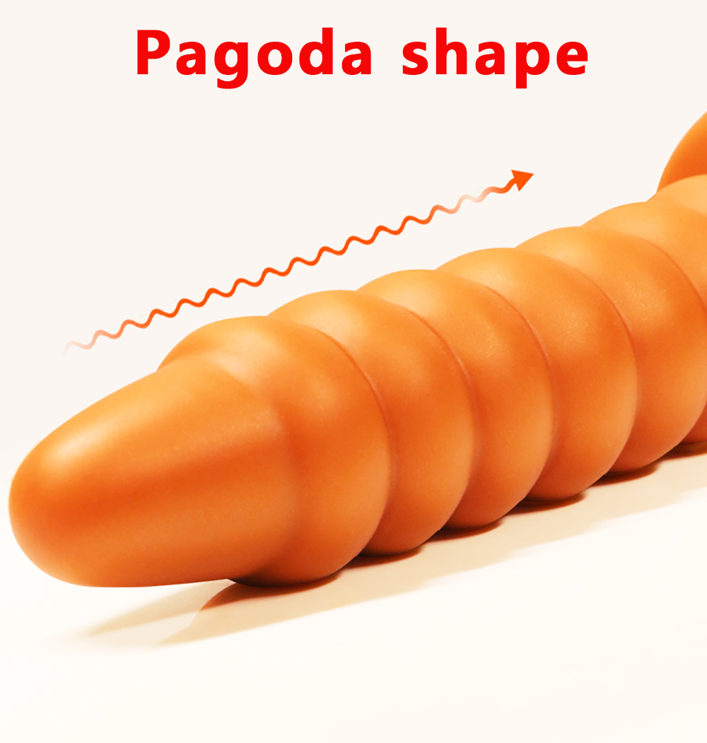 Large Soft Silicone Anal Plug Big Dildo Prostate Massager Adult Erotic Sex Toys For Womens Pleasure - 2