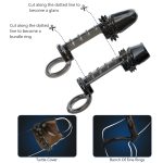 Gags & Muzzles Male Penis Sleeve Ring Reusable Condom Delay Ejaculation Enlargement Adult Sex Toys For Men - 3