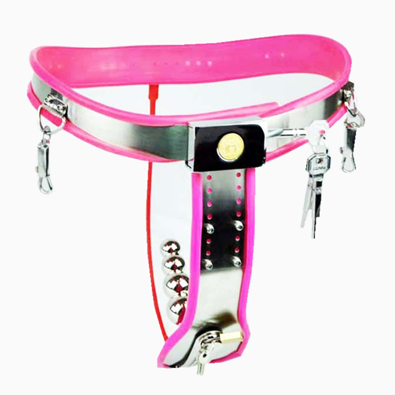 Stainless Steel Female Chastity Belt With Four Colors Tpants Edition G7525 Intimate Accessory - 1