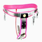 Four Color Chastity Belt Female Stainless Steel Metal Device T Pants Edition Sex Toys G7-5-25 - 3