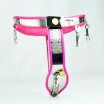 Four Color Chastity Belt Female Stainless Steel Metal Device T Pants Edition Sex Toys G7-5-25 - 6